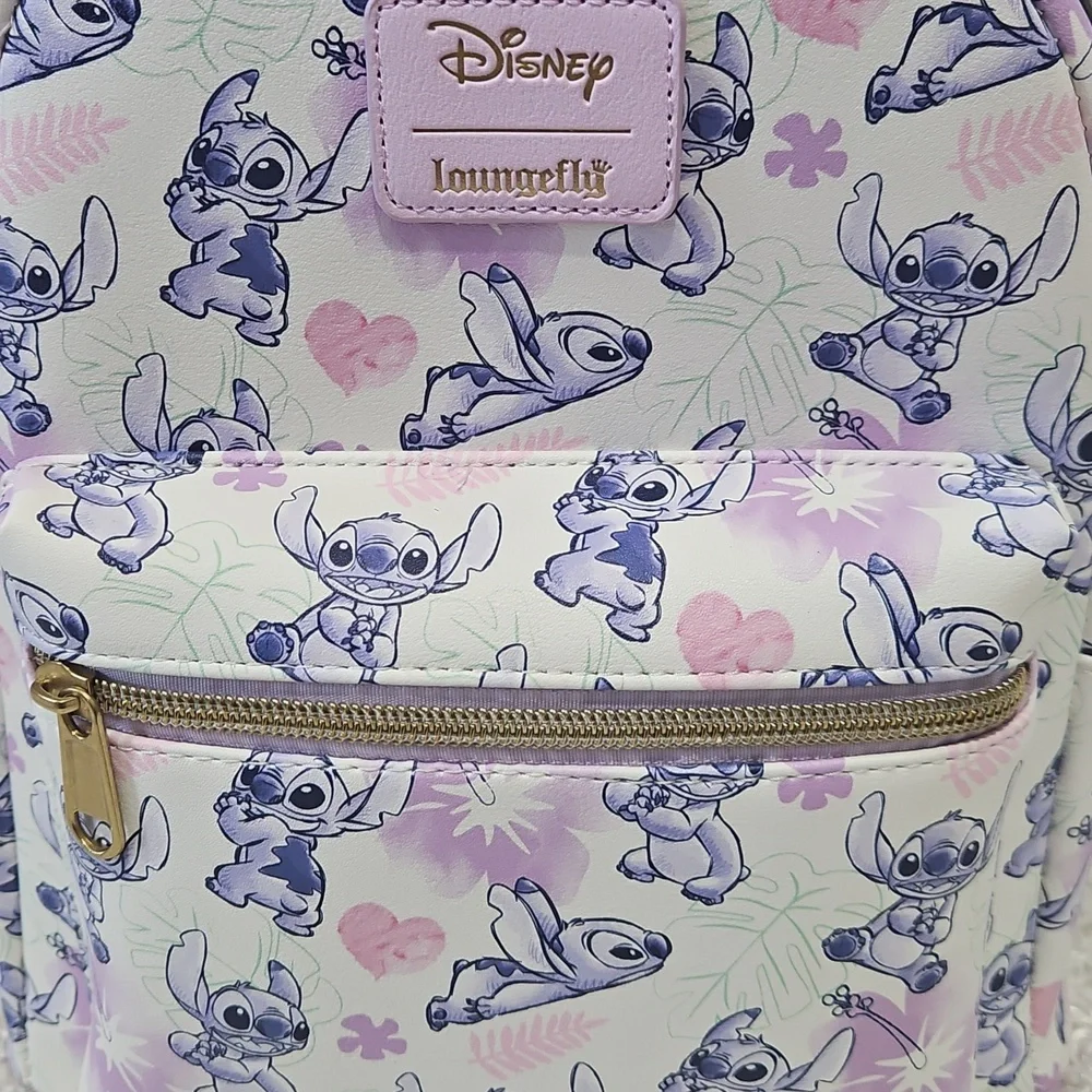Loungefly Lilo And Stich Tropical Heart mini backpack